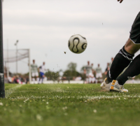 Voetbal in de lucht