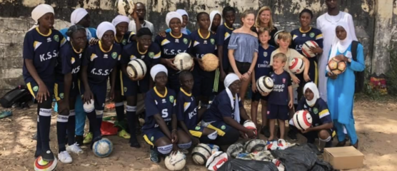Gambia voetbalkids