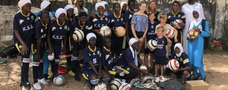 Gambia voetbalkids