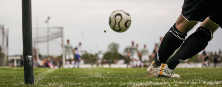 Voetbal in de lucht