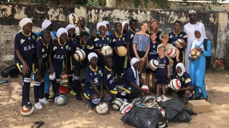 Groepsfotos voetbalteam