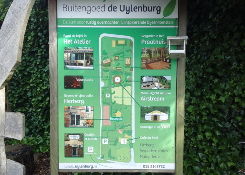 Uylenburg plattegrond buiten