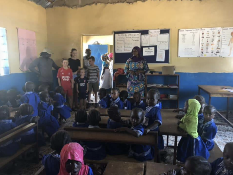 Gambia klaslokaal