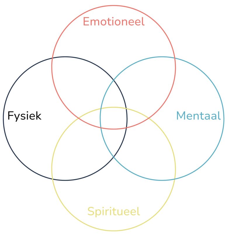 Stephan Covey Paradigma hele persoon fysiek emotioneel mentaal spiritueel